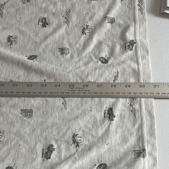 TRAVIS MATHEW Mens Gray All Over Print Polo Short Sleeve Shirt Size XXL Golf - Picture 9 of 9